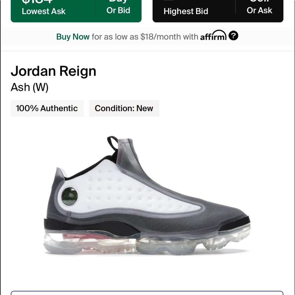 Jordan reign ash